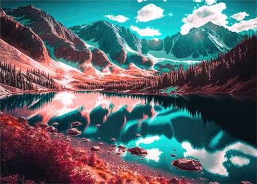 Berge Seen Landschaft - Puzzles für Erwachsene,Puzzle 1500 Teile, Puzzle 87x57cm, DIY-Puzzles für Heimdekoration, Familienpuzzle für Erwachsene und Kinder Berge Seen Landschaft - Puzzles für Erwachsene,Puzzle 1500 Teile, Puzzle 87x57cm, DIY-Puzzles für Heimdekoration, Familienpuzzle für Erwachsene und Kinder von Cekog