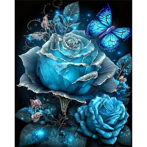 Blauer Rosenschmetterling - Puzzles für Erwachsene,Puzzle 500 Teile, Puzzle 38x52 cm DIY - Puzzles für Heimdekoration, Familienpuzzle für Erwachsene und Kinder Blauer Rosenschmetterling - Puzzles für Erwachsene,Puzzle 500 Teile, Puzzle 38x52 cm DIY - Puzzles für Heimdekoration, Familienpuzzle für Erwachsene und Kinder von Cekog