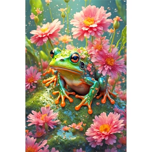 Blumenfrosch - Puzzles für Erwachsene,Puzzle 200 Teile, Puzzle 35x25 cm DIY - Puzzles für Heimdekoration, Familienpuzzle für Erwachsene und Kinder Blumenfrosch - Puzzles für Erwachsene,Puzzle 200 Teile, Puzzle 35x25 cm DIY - Puzzles für Heimdekoration, Familienpuzzle für Erwachsene und Kinder von Cekog