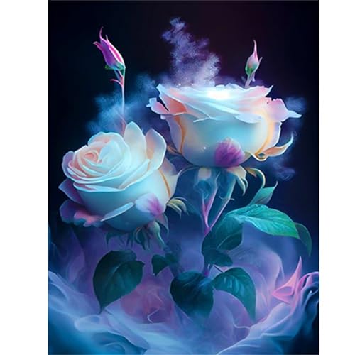 Blumenrosen - Puzzles für Erwachsene,Puzzle 300 Teile, Puzzle 40x28 cm DIY - Puzzles für Heimdekoration, Familienpuzzle für Erwachsene und Kinder von Cekog