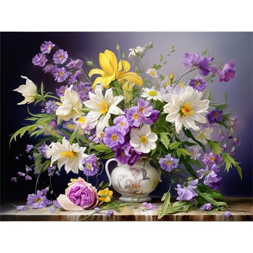 Blumenstrauß - Puzzles für Erwachsene,Puzzle 500 Teile, Puzzle 38x52 cm DIY - Puzzles für Heimdekoration, Familienpuzzle für Erwachsene und Kinder von Cekog