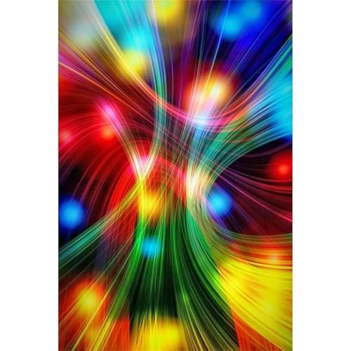 Bunte Linien - Puzzles für Erwachsene,Puzzle 500 Teile, Puzzle 38x52 cm DIY - Puzzles für Heimdekoration, Familienpuzzle für Erwachsene und Kinder von Cekog