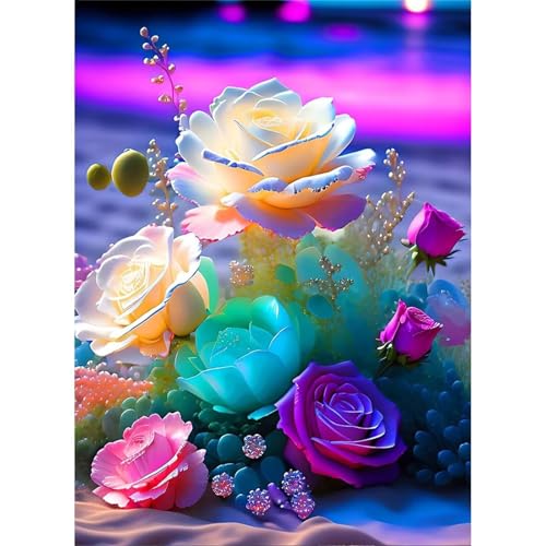 Bunte Rosen - Puzzles für Erwachsene,Puzzle 200 Teile, Puzzle 35x25 cm DIY - Puzzles für Heimdekoration, Familienpuzzle für Erwachsene und Kinder Bunte Rosen - Puzzles für Erwachsene,Puzzle 200 Teile, Puzzle 35x25 cm DIY - Puzzles für Heimdekoration, Familienpuzzle für Erwachsene und Kinder von Cekog