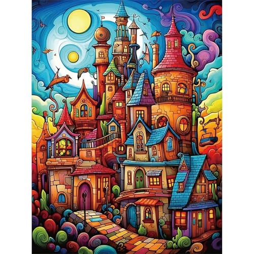 Bunte Schlösser - Puzzles für Erwachsene,Puzzle 300 Teile, Puzzle 40x28 cm DIY - Puzzles für Heimdekoration, Familienpuzzle für Erwachsene und Kinder Bunte Schlösser - Puzzles für Erwachsene,Puzzle 300 Teile, Puzzle 40x28 cm DIY - Puzzles für Heimdekoration, Familienpuzzle für Erwachsene und Kinder von Cekog