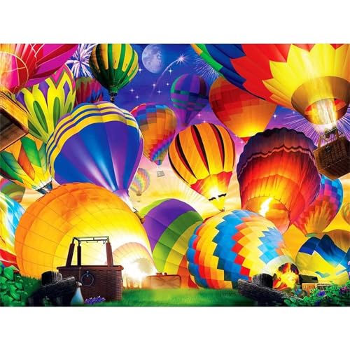 Bunter Heißluftballon - Puzzles für Erwachsene,Puzzle 300 Teile, Puzzle 40x28 cm DIY - Puzzles für Heimdekoration, Familienpuzzle für Erwachsene und Kinder Bunter Heißluftballon - Puzzles für Erwachsene,Puzzle 300 Teile, Puzzle 40x28 cm DIY - Puzzles für Heimdekoration, Familienpuzzle für Erwachsene und Kinder von Cekog