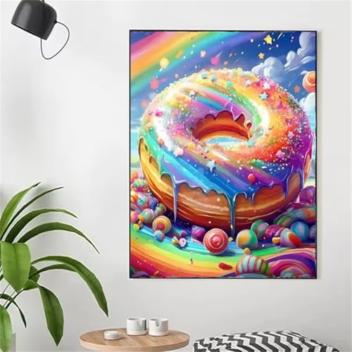 Buntes Brot - Puzzles für Erwachsene,Puzzle 120 Teile, Puzzle 25x20 cm DIY - Puzzles für Heimdekoration, Familienpuzzle für Erwachsene und Kinder von Cekog
