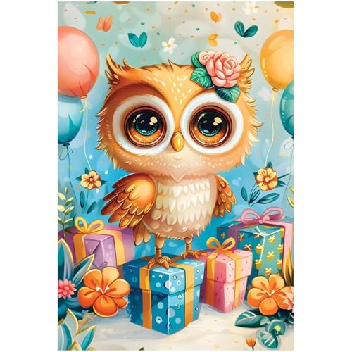 Cartoon-Eule - Puzzles für Erwachsene,Puzzle 500 Teile, Puzzle 38x52 cm DIY - Puzzles für Heimdekoration, Familienpuzzle für Erwachsene und Kinder Cartoon-Eule - Puzzles für Erwachsene,Puzzle 500 Teile, Puzzle 38x52 cm DIY - Puzzles für Heimdekoration, Familienpuzzle für Erwachsene und Kinder von Cekog