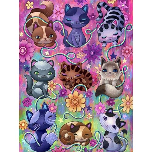 Cartoon süße Katzen - Puzzles für Erwachsene,Puzzle 120 Teile, Puzzle 25x20 cm DIY - Puzzles für Heimdekoration, Familienpuzzle für Erwachsene und Kinder Cartoon süße Katzen - Puzzles für Erwachsene,Puzzle 120 Teile, Puzzle 25x20 cm DIY - Puzzles für Heimdekoration, Familienpuzzle für Erwachsene und Kinder von Cekog
