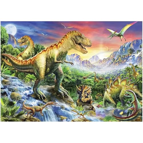 Dinosaurier Tiere - Puzzles für Erwachsene,Puzzle 300 Teile, Puzzle 40x28 cm DIY - Puzzles für Heimdekoration, Familienpuzzle für Erwachsene und Kinder von Cekog