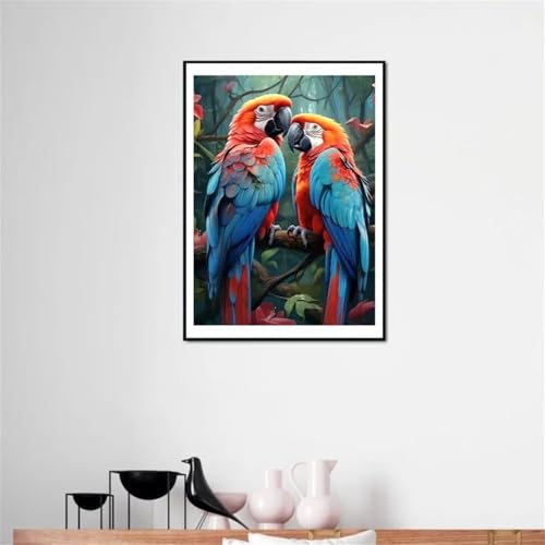 Dschungelpapagei - Puzzles für Erwachsene,Puzzle 120 Teile, Puzzle 25x20 cm DIY - Puzzles für Heimdekoration, Familienpuzzle für Erwachsene und Kinder von Cekog