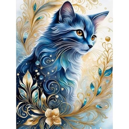 Elegante Katze - Puzzles für Erwachsene,Puzzle 120 Teile, Puzzle 25x20 cm DIY - Puzzles für Heimdekoration, Familienpuzzle für Erwachsene und Kinder von Cekog