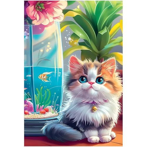 Elegante Katze - Puzzles für Erwachsene,Puzzle 700 Teile, Puzzle 38x52 cm DIY - Puzzles für Heimdekoration, Familienpuzzle für Erwachsene und Kinder Elegante Katze - Puzzles für Erwachsene,Puzzle 700 Teile, Puzzle 38x52 cm DIY - Puzzles für Heimdekoration, Familienpuzzle für Erwachsene und Kinder von Cekog