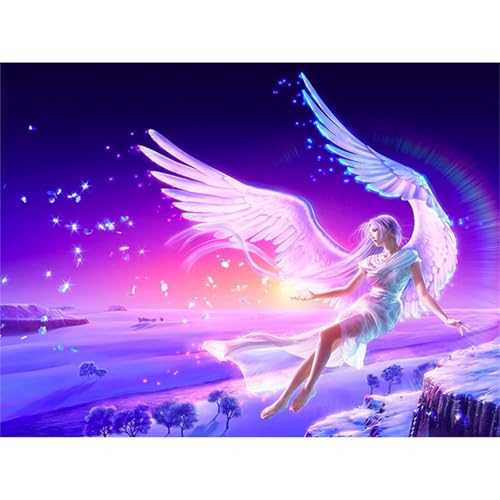 Engel Mädchen - Puzzles für Erwachsene,Puzzle 200 Teile, Puzzle 35x25 cm DIY - Puzzles für Heimdekoration, Familienpuzzle für Erwachsene und Kinder von Cekog