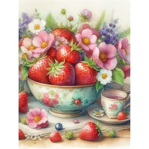 Erdbeere - Puzzles für Erwachsene,Puzzle 120 Teile, Puzzle 25x20 cm DIY - Puzzles für Heimdekoration, Familienpuzzle für Erwachsene und Kinder Erdbeere - Puzzles für Erwachsene,Puzzle 120 Teile, Puzzle 25x20 cm DIY - Puzzles für Heimdekoration, Familienpuzzle für Erwachsene und Kinder von Cekog