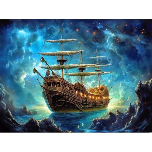 Fantasie Meer Schiff - Puzzles für Erwachsene,Puzzle 500 Teile, Puzzle 38x52 cm DIY - Puzzles für Heimdekoration, Familienpuzzle für Erwachsene und Kinder Fantasie Meer Schiff - Puzzles für Erwachsene,Puzzle 500 Teile, Puzzle 38x52 cm DIY - Puzzles für Heimdekoration, Familienpuzzle für Erwachsene und Kinder von Cekog