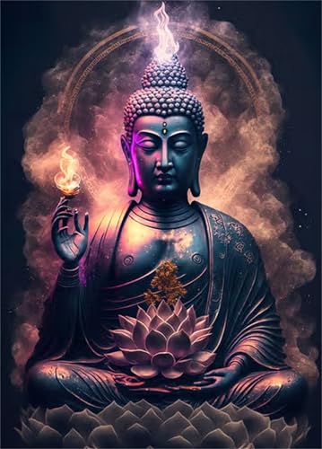 Fantasie-Statue Buddha - Puzzles für Erwachsene,Puzzle 1000 Teile, Puzzle 50x75 cm DIY - Puzzles für Heimdekoration, Familienpuzzle für Erwachsene und Kinder von Cekog