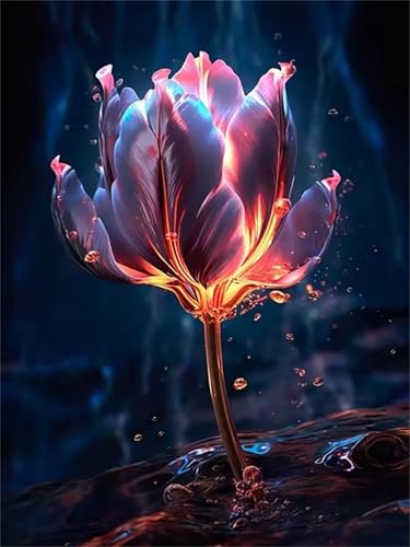 Fantasieblume - Puzzles für Erwachsene,Puzzle 120 Teile, Puzzle 25x20 cm DIY - Puzzles für Heimdekoration, Familienpuzzle für Erwachsene und Kinder von Cekog