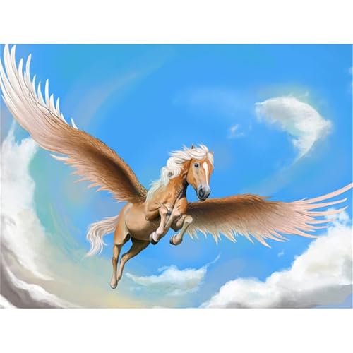 Fliegenpferd - Puzzles für Erwachsene,Puzzle 120 Teile, Puzzle 25x20 cm DIY - Puzzles für Heimdekoration, Familienpuzzle für Erwachsene und Kinder Fliegenpferd - Puzzles für Erwachsene,Puzzle 120 Teile, Puzzle 25x20 cm DIY - Puzzles für Heimdekoration, Familienpuzzle für Erwachsene und Kinder von Cekog