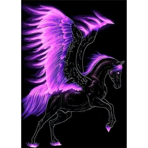Flügel fliegen Pferde - Puzzles für Erwachsene,Puzzle 200 Teile, Puzzle 35x25 cm DIY - Puzzles für Heimdekoration, Familienpuzzle für Erwachsene und Kinder von Cekog
