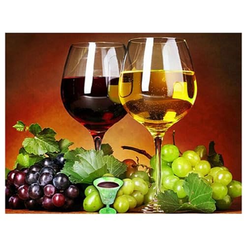 Fruchtweine - Puzzles für Erwachsene,Puzzle 300 Teile, Puzzle 40x28 cm DIY - Puzzles für Heimdekoration, Familienpuzzle für Erwachsene und Kinder von Cekog