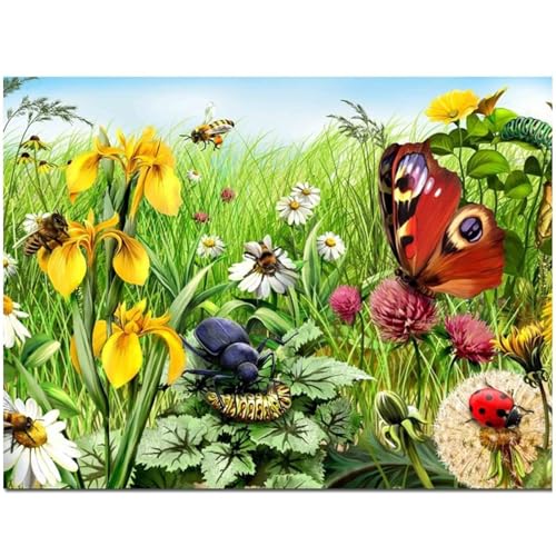 Gelbes Blumeninsekt - Puzzles für Erwachsene,Puzzle 1500 Teile, Puzzle 87x57 cm DIY - Puzzles für Heimdekoration, Familienpuzzle für Erwachsene und Kinder Gelbes Blumeninsekt - Puzzles für Erwachsene,Puzzle 1500 Teile, Puzzle 87x57 cm DIY - Puzzles für Heimdekoration, Familienpuzzle für Erwachsene und Kinder von Cekog