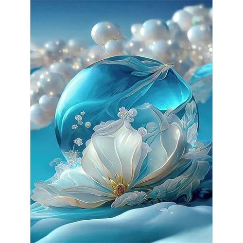 Glaskugel Blumen - Puzzles für Erwachsene,Puzzle 1000 Teile, Puzzle 50x75cm, DIY-Puzzles für Heimdekoration, Familienpuzzle für Erwachsene und Kinder von Cekog