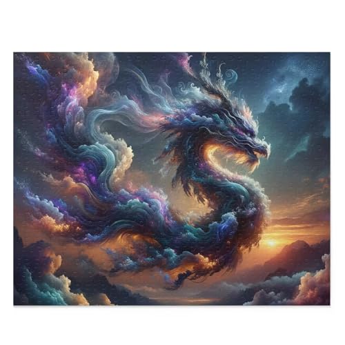 Himmel Wolke Drache - Puzzles für Erwachsene,Puzzle 500 Teile, Puzzle 38x52 cm DIY - Puzzles für Heimdekoration, Familienpuzzle für Erwachsene und Kinder Himmel Wolke Drache - Puzzles für Erwachsene,Puzzle 500 Teile, Puzzle 38x52 cm DIY - Puzzles für Heimdekoration, Familienpuzzle für Erwachsene und Kinder von Cekog