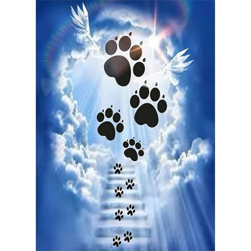 Hundeabdrücke - Puzzles für Erwachsene,Puzzle 200 Teile, Puzzle 35x25 cm DIY - Puzzles für Heimdekoration, Familienpuzzle für Erwachsene und Kinder von Cekog