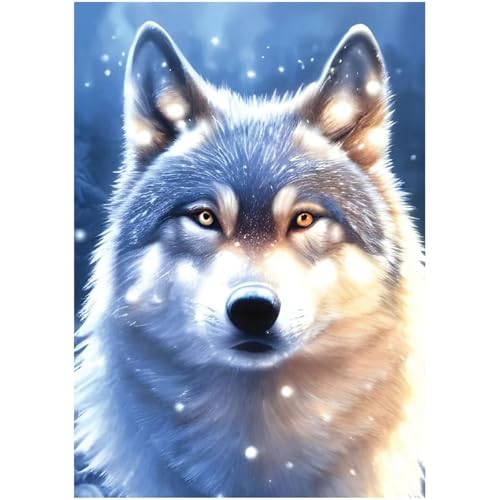 Husky-Hund - Puzzles für Erwachsene,Puzzle 500 Teile, Puzzle 38x52 cm DIY - Puzzles für Heimdekoration, Familienpuzzle für Erwachsene und Kinder von Cekog