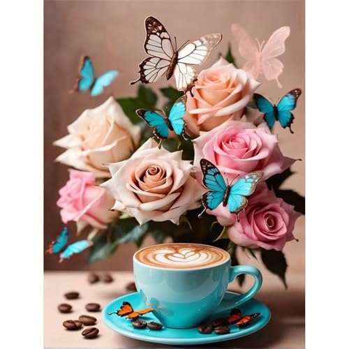 Kaffeeblütenrosen - Puzzles für Erwachsene,Puzzle 300 Teile, Puzzle 40x28 cm DIY - Puzzles für Heimdekoration, Familienpuzzle für Erwachsene und Kinder Kaffeeblütenrosen - Puzzles für Erwachsene,Puzzle 300 Teile, Puzzle 40x28 cm DIY - Puzzles für Heimdekoration, Familienpuzzle für Erwachsene und Kinder von Cekog