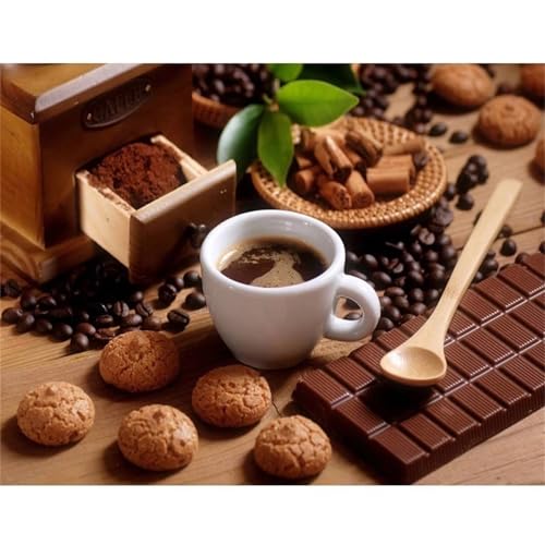 Kaffeekekse - Puzzles für Erwachsene,Puzzle 1500 Teile, Puzzle 87x57 cm DIY - Puzzles für Heimdekoration, Familienpuzzle für Erwachsene und Kinder von Cekog