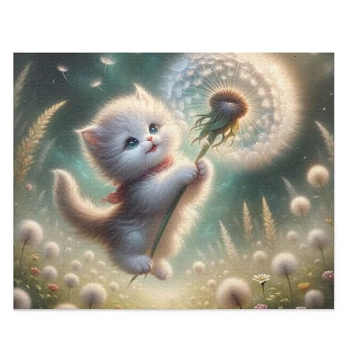 Katzen-Löwenzahn - Puzzles für Erwachsene,Puzzle 120 Teile, Puzzle 25x20 cm DIY - Puzzles für Heimdekoration, Familienpuzzle für Erwachsene und Kinder Katzen-Löwenzahn - Puzzles für Erwachsene,Puzzle 120 Teile, Puzzle 25x20 cm DIY - Puzzles für Heimdekoration, Familienpuzzle für Erwachsene und Kinder von Cekog