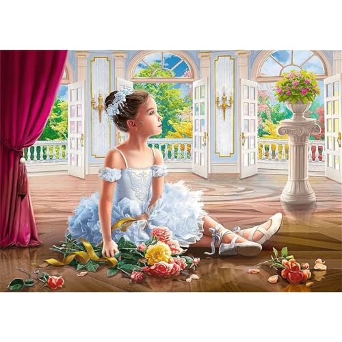 Kleines Ballettmädchen - Puzzles für Erwachsene,Puzzle 300 Teile, Puzzle 40x28 cm DIY - Puzzles für Heimdekoration, Familienpuzzle für Erwachsene und Kinder von Cekog