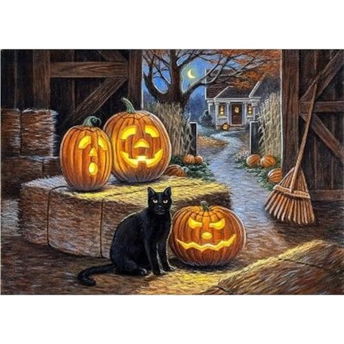 Kürbis Schwarze Katze - Puzzles für Erwachsene,Puzzle 1000 Teile, Puzzle 50x75 cm DIY - Puzzles für Heimdekoration, Familienpuzzle für Erwachsene und Kinder Kürbis Schwarze Katze - Puzzles für Erwachsene,Puzzle 1000 Teile, Puzzle 50x75 cm DIY - Puzzles für Heimdekoration, Familienpuzzle für Erwachsene und Kinder von Cekog