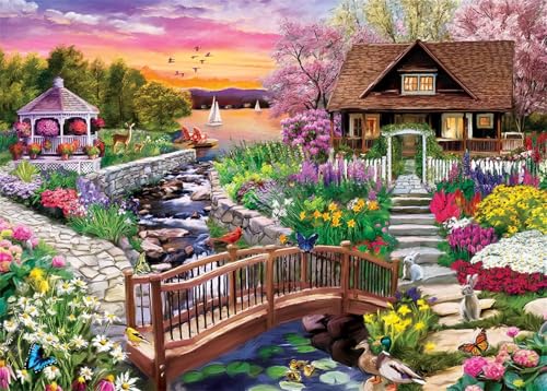 Ländliche Landschaft Tiere - Puzzles für Erwachsene,Puzzle 200 Teile, Puzzle 35x25 cm DIY - Puzzles für Heimdekoration, Familienpuzzle für Erwachsene und Kinder von Cekog