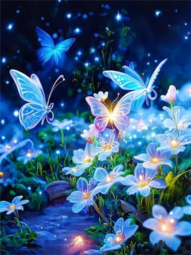 Leuchtender Blumenschmetterling - Puzzles für Erwachsene,Puzzle 1000 Teile, Puzzle 50x75 cm DIY - Puzzles für Heimdekoration, Familienpuzzle für Erwachsene und Kinder Leuchtender Blumenschmetterling - Puzzles für Erwachsene,Puzzle 1000 Teile, Puzzle 50x75 cm DIY - Puzzles für Heimdekoration, Familienpuzzle für Erwachsene und Kinder von Cekog