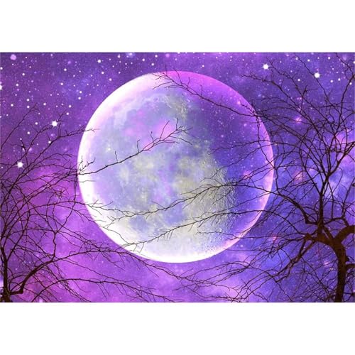 Lila Mondbaum - Puzzles für Erwachsene,Puzzle 1200 Teile, Puzzle 50x75 cm DIY - Puzzles für Heimdekoration, Familienpuzzle für Erwachsene und Kinder von Cekog