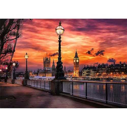 Londoner Nachtlandschaft - Puzzles für Erwachsene,Puzzle 1000 Teile, Puzzle 50x75 cm DIY - Puzzles für Heimdekoration, Familienpuzzle für Erwachsene und Kinder Londoner Nachtlandschaft - Puzzles für Erwachsene,Puzzle 1000 Teile, Puzzle 50x75 cm DIY - Puzzles für Heimdekoration, Familienpuzzle für Erwachsene und Kinder von Cekog