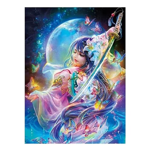 Mädchen Japanisch - Puzzles für Erwachsene,Puzzle 1000 Teile, Puzzle 50x75 cm DIY - Puzzles für Heimdekoration, Familienpuzzle für Erwachsene und Kinder von Cekog