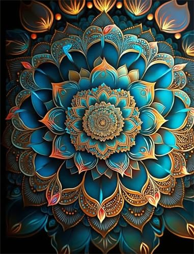 Mandala-Blume - Puzzles für Erwachsene,Puzzle 200 Teile, Puzzle 35x25 cm DIY - Puzzles für Heimdekoration, Familienpuzzle für Erwachsene und Kinder von Cekog
