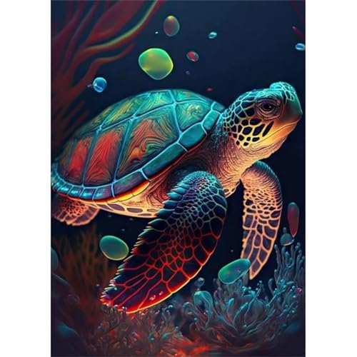 Meeresschildkröte - Puzzles für Erwachsene,Puzzle 1000 Teile, Puzzle 50x75 cm DIY - Puzzles für Heimdekoration, Familienpuzzle für Erwachsene und Kinder von Cekog