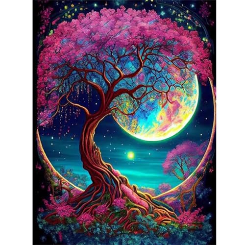 Mondrosa Baum - Puzzles für Erwachsene,Puzzle 300 Teile, Puzzle 40x28 cm DIY - Puzzles für Heimdekoration, Familienpuzzle für Erwachsene und Kinder von Cekog
