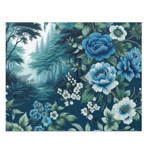 Natürliche Blumen - Puzzles für Erwachsene,Puzzle 120 Teile, Puzzle 25x20 cm DIY - Puzzles für Heimdekoration, Familienpuzzle für Erwachsene und Kinder von Cekog