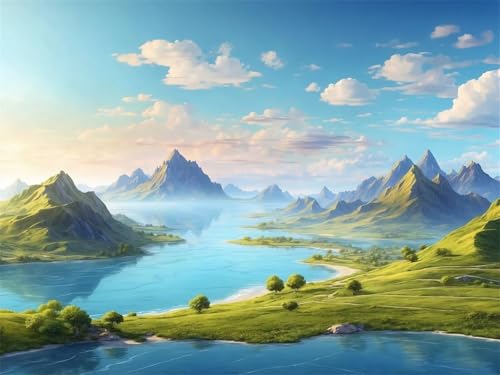 Natürliche Landschaft - Puzzles für Erwachsene,Puzzle 1500 Teile, Puzzle 87x57cm, DIY-Puzzles für Heimdekoration, Familienpuzzle für Erwachsene und Kinder Natürliche Landschaft - Puzzles für Erwachsene,Puzzle 1500 Teile, Puzzle 87x57cm, DIY-Puzzles für Heimdekoration, Familienpuzzle für Erwachsene und Kinder von Cekog