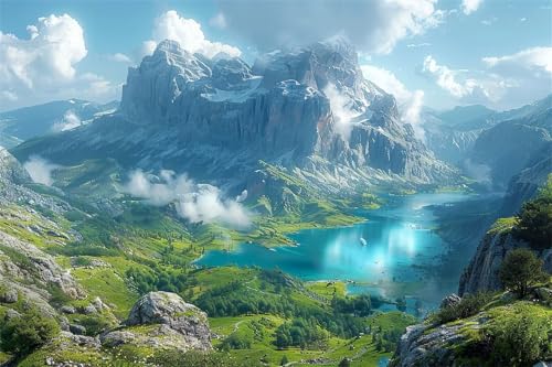 Natur Berg - Puzzles für Erwachsene,Puzzle 1000 Teile, Puzzle 50x75cm, DIY-Puzzles für Heimdekoration, Familienpuzzle für Erwachsene und Kinder Natur Berg - Puzzles für Erwachsene,Puzzle 1000 Teile, Puzzle 50x75cm, DIY-Puzzles für Heimdekoration, Familienpuzzle für Erwachsene und Kinder von Cekog