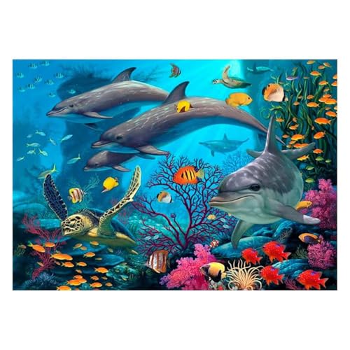 Ozeanwelt - Puzzles für Erwachsene,Puzzle 500 Teile, Puzzle 38x52 cm DIY - Puzzles für Heimdekoration, Familienpuzzle für Erwachsene und Kinder von Cekog