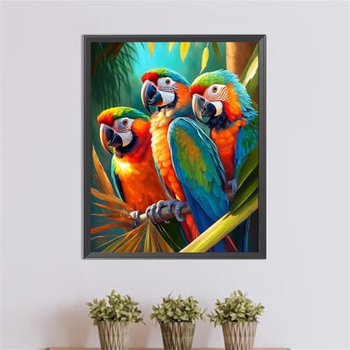 Papageienvögel - Puzzles für Erwachsene,Puzzle 300 Teile, Puzzle 40x28 cm DIY - Puzzles für Heimdekoration, Familienpuzzle für Erwachsene und Kinder von Cekog