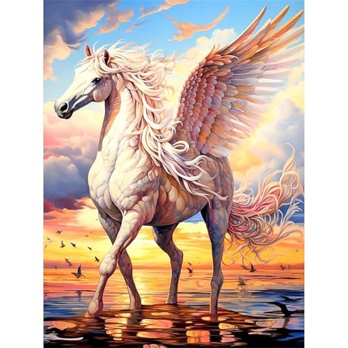 Pegasusmeer - Puzzles für Erwachsene,Puzzle 120 Teile, Puzzle 25x20 cm DIY - Puzzles für Heimdekoration, Familienpuzzle für Erwachsene und Kinder von Cekog