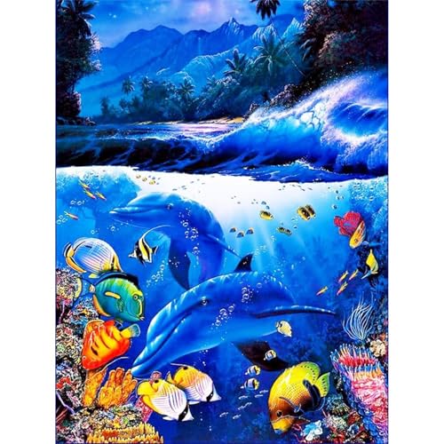 Puzzle 1000 Teile,Puzzle für Erwachsene,Unterwasserwelt Puzzles Lernspiel Herausforderung Spielzeug,Kunsthandwerk für Heimdekoration Unterhaltungsspiel - mit Rahmen von Cekog