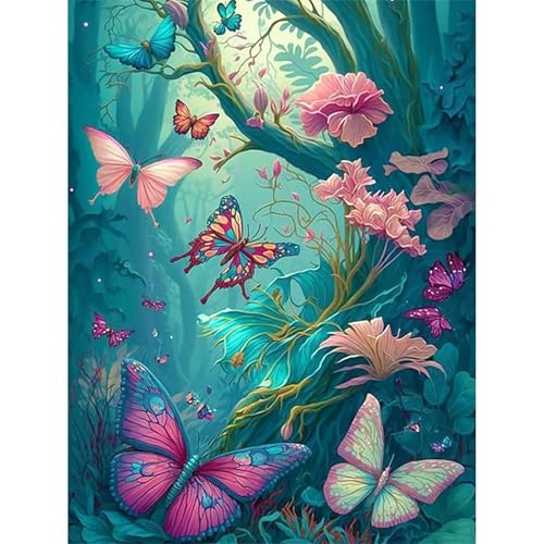 Puzzle 120 Teile,Puzzle für Erwachsene,Dschungelschmetterling Puzzles Lernspiel Herausforderung Spielzeug,Kunsthandwerk für Heimdekoration Unterhaltungsspiel - mit Rahmen von Cekog
